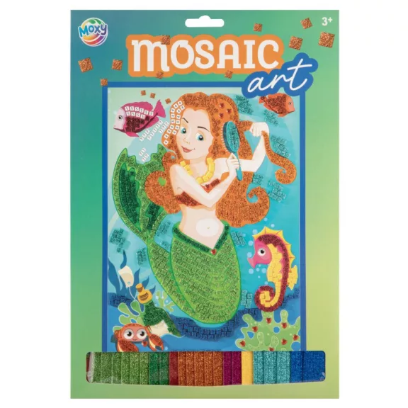 Sellő Beauty csillámos habszivacs mozaikos kreatív szett Sellő Beauty csillámos habszivacs mozaikos kreatív szett