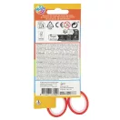 Piros Moxy jobbkezes olló 13 cm