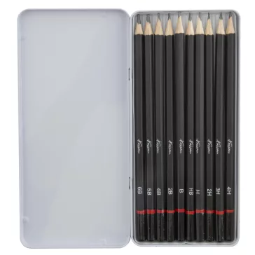 Nassau többféle keménységű grafitceruza szett 10 db-os