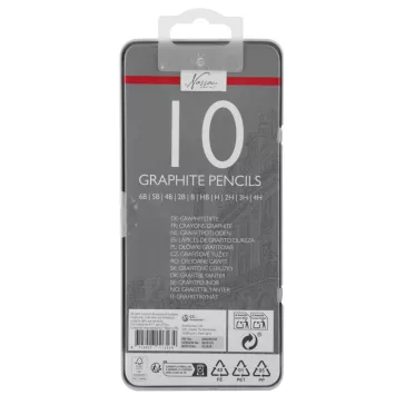 Nassau többféle keménységű grafitceruza szett 10 db-os