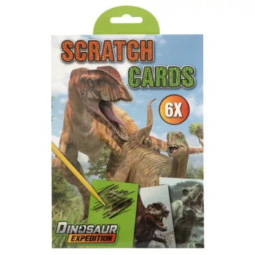 Dinoszaurusz Expedition scratch képkarcoló készlet
