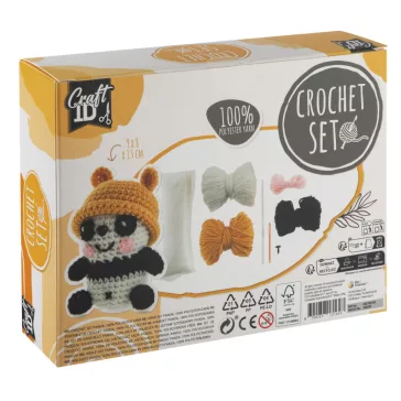 Panda kölyök Craft kreatív horgoló szett
