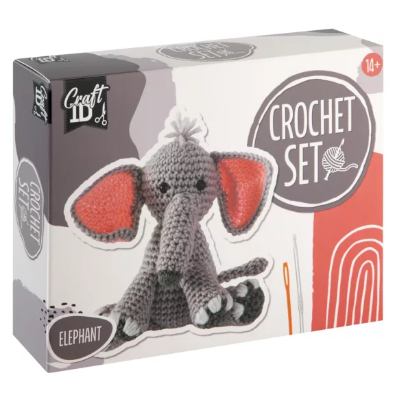 Elefánt Craft kreatív horgoló szett Elefánt Craft kreatív horgoló szett