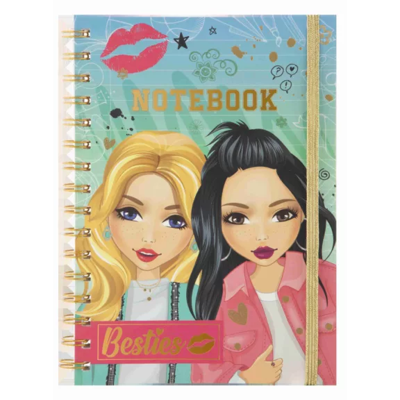Csajos Besties Duo spirál notesz, füzet A5 Csajos Besties Duo spirál notesz, füzet A5