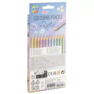 Színes ceruza Pastel szett 12 db-os