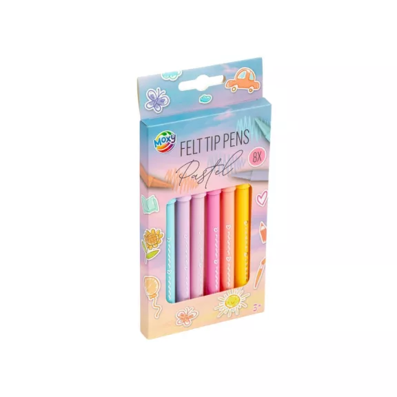 Színes Pastel filctoll szett 8 db-os Színes Pastel filctoll szett 8 db-os