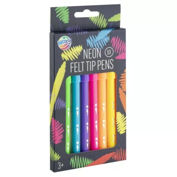 Színes Neon filctoll szett 8 db-os
