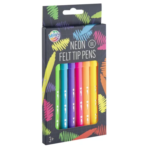 Színes Neon filctoll szett 8 db-os Színes Neon filctoll szett 8 db-os