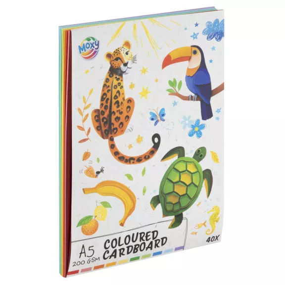 Színes Moxy kreatív papír szett 40 ív A5 Színes Moxy kreatív papír szett 40 ív A5