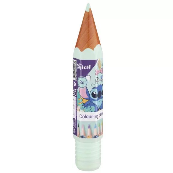 Disney Lilo és Stitch, A csillagkutya Cute színes ceruza szett 8 db-os Disney Lilo és Stitch, A csillagkutya Cute színes ceruza szett 8 db-os