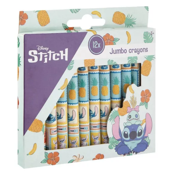 Disney Lilo és Stitch, A csillagkutya Aloha zsírkréta 12 db-os Disney Lilo és Stitch, A csillagkutya Aloha zsírkréta 12 db-os