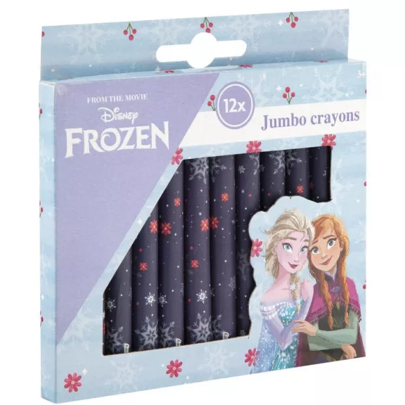 Disney Jégvarázs Snowflakes zsírkréta 12 db-os Disney Jégvarázs Snowflakes zsírkréta 12 db-os