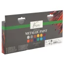 Színes Nassau Metallic akrilfesték szett 12 db-os Színes Nassau Metallic akrilfesték szett 12 db-os