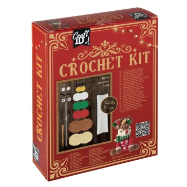 Rénszarvas Festive kreatív horgoló szett