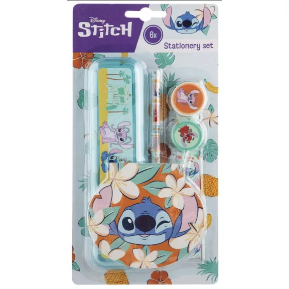Disney Lilo és Stitch, A csillagkutya Aloha írószer szett 6 db-os Disney Lilo és Stitch, A csillagkutya Aloha írószer szett 6 db-os