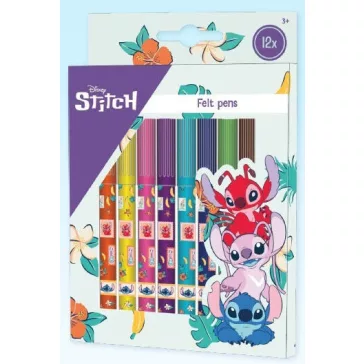   Disney Lilo és Stitch, A csillagkutya Aloha filctoll szett 12 db-os