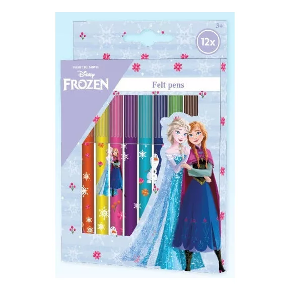Disney Jégvarázs Sisters filctoll szett 12 db-os Disney Jégvarázs Sisters filctoll szett 12 db-os