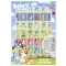 Bluey Friends csillámos matricás album 8 ív