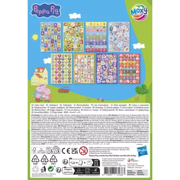 Peppa malac Family csillámos matricás album 8 ív