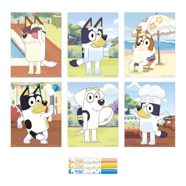 Bluey Cool kreatív szett 2 az 1-ben