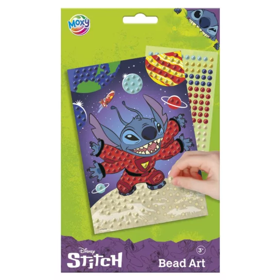 Disney Lilo és Stitch, A csillagkutya Space gyöngyös kreatív szett A5 Disney Lilo és Stitch, A csillagkutya Space gyöngyös kreatív szett A5