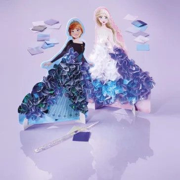 Disney Jégvarázs Sisters poke art kreatív szett