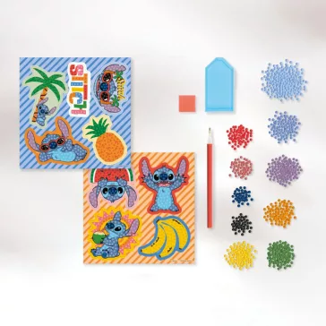   Disney Lilo és Stitch, A csillagkutya Aloha gyémántszemes matrica 9 db-os