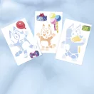 Bluey Happy kreatív szett spray tollal Bluey Happy kreatív szett spray tollal