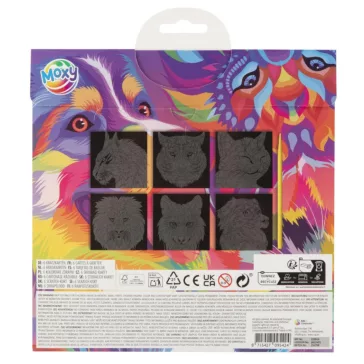 Állatos Colorful scratch képkarcoló készlet