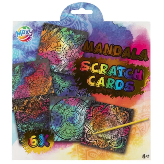 Mandala Colorful scratch képkarcoló készlet Mandala Colorful scratch képkarcoló készlet