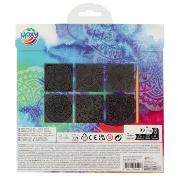 Mandala Colorful scratch képkarcoló készlet