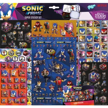 Sonic a sündisznó Prime Super matrica szett játékkal