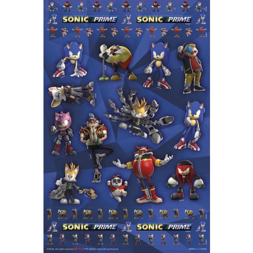 Sonic a sündisznó Prime Super matrica szett játékkal