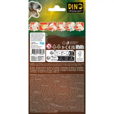 Dinoszaurusz Legends tetkó 12 db-os
