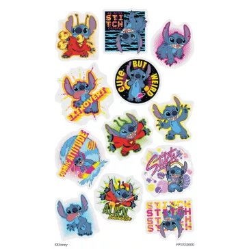   Disney Lilo és Stitch, A csillagkutya Extrovert tetkó 12 db-os