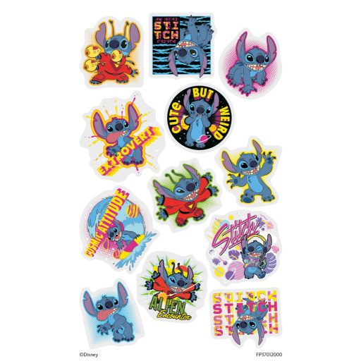 Disney Lilo és Stitch, A csillagkutya Extrovert tetkó 12 db-os