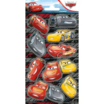Disney Verdák Race hologrammos matrica