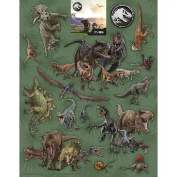 Jurassic World Attack matrica