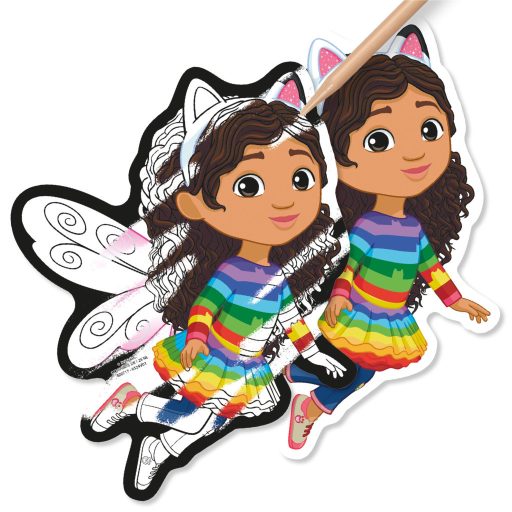 Gabi babaháza Fairy scratch képkarcoló készlet mágnessel