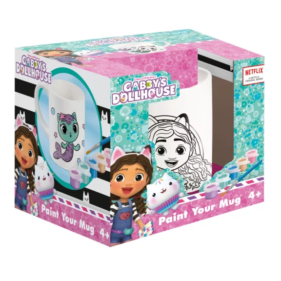 Gabi babaháza Cats festhető porcelán bögre 235 ml Díszdobozban Gabi babaháza Cats festhető porcelán bögre 235 ml Díszdobozban