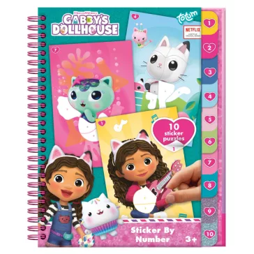   Gabi babaháza Sprinkle Party puzzle matrica és színező szett