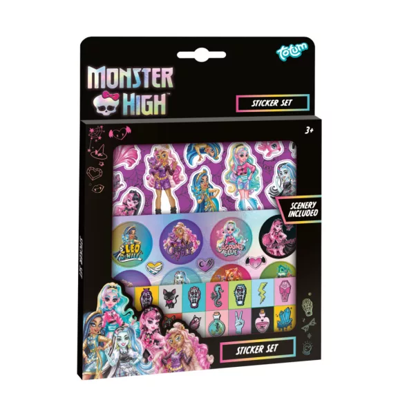 Monster High Dark matrica szett Monster High Dark matrica szett