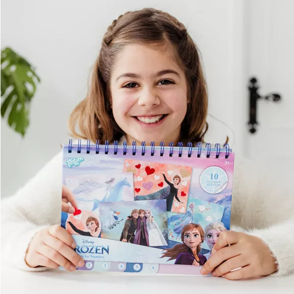 Disney Jégvarázs Destiny puzzle matrica és színező szett