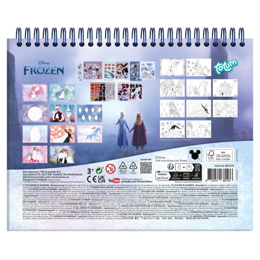 Disney Jégvarázs Destiny puzzle matrica és színező szett