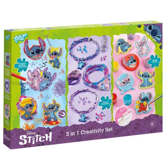 Disney Lilo és Stitch, A csillagkutya Aliens kreatív szett 3 az 1-ben Disney Lilo és Stitch, A csillagkutya Aliens kreatív szett 3 az 1-ben