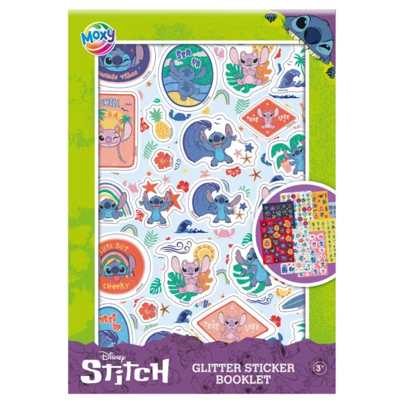 Disney Lilo és Stitch, A csillagkutya Extrovert csillámos matricás album 8 ív Disney Lilo és Stitch, A csillagkutya Extrovert csillámos matricás album 8 ív