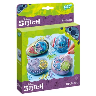   Disney Lilo és Stitch, A csillagkutya Angel kavics díszítő készlet matricával
