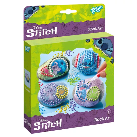 Disney Lilo és Stitch, A csillagkutya Angel kavics díszítő készlet matricával Disney Lilo és Stitch, A csillagkutya Angel kavics díszítő készlet matricával