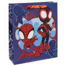 Disney Happy papír ajándéktasak, ajándékzacskó 32x27x10 cm