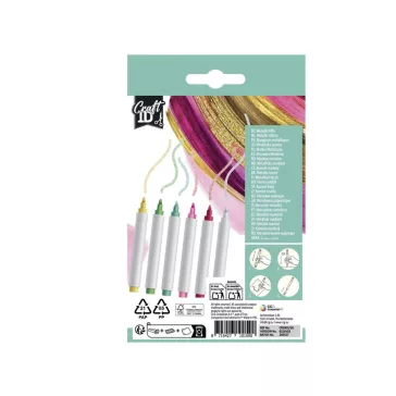 Színes Metallic filctoll szett 6 db-os